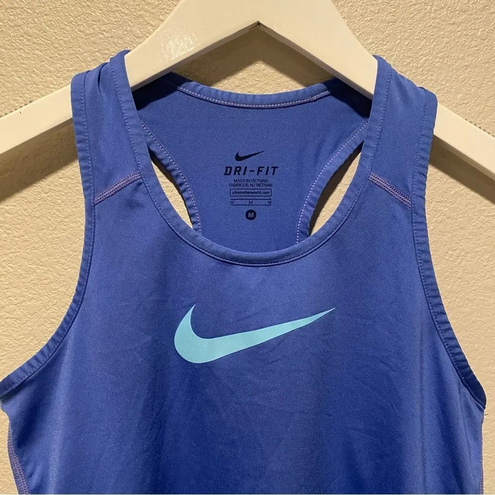 Nike Dri Fit Tank size‎ Medium Active Running blue